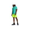 Under Armour Johnson Series LC Brahma Letter Logo Printed Sports Short Sleeve T-Shirt Men Tops Green 1379839-369