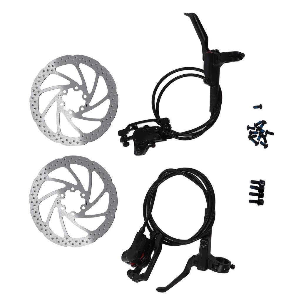MEROCA Fahrrad Scheibenbremsensatz Fahrrad Hydraulische Scheibenbremse Mountainbike Vorne Hinten Radfahren Öl Scheibe
