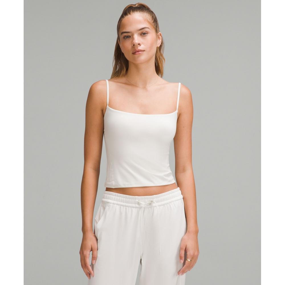 

Lululemon Wundermost Ультрамягкий топ-топ Nulu Spaghetti Strap Cami Bone XL