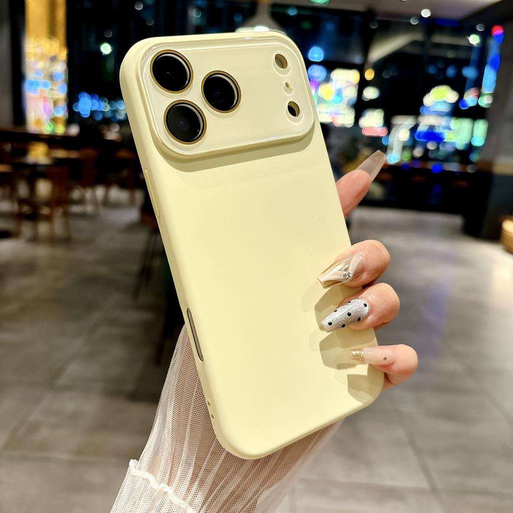 New Liquid Silicone Crystal Lens Film Case For iPhone 17 Air 16 15 14 13 12 11 Pro Max Plus Camera Protection Matte Soft Cover