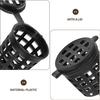 Yardwe 50pcs Bonsai Fertilizer Baskets, Fertilizer Mesh Baskets Garden Nursery Pots with Lid Planting Nutrition Cups for Succulent, Orchid, Bonsai