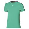UPFT Running Mint Size Short UV Protection Men's Shirt, Leaf, M, J2MA1022, Sleeve, Sweat-Wicking, Quick-Drying,