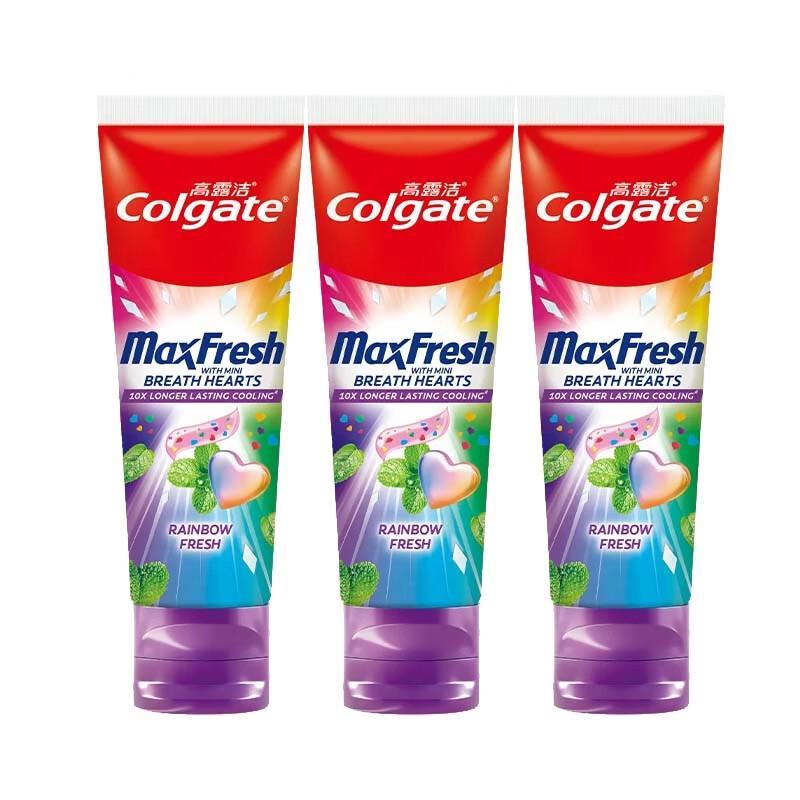 Colgate Dopamine Rainbow Sweetheart Toothpaste 3-Pack