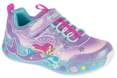 Mermaid Dreams, for Girl Purple Sneakers