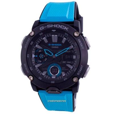 G-Shock Standard Analog Digital Carbon Core Diver's GA-2000-1A2 GA2000-1A2 200M Zegarek męski