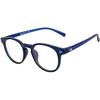 Dervin Raised Oval Unisex Glasses Spectacle Frames for Men Women Boys Girls (Clear/Transparent Lens)