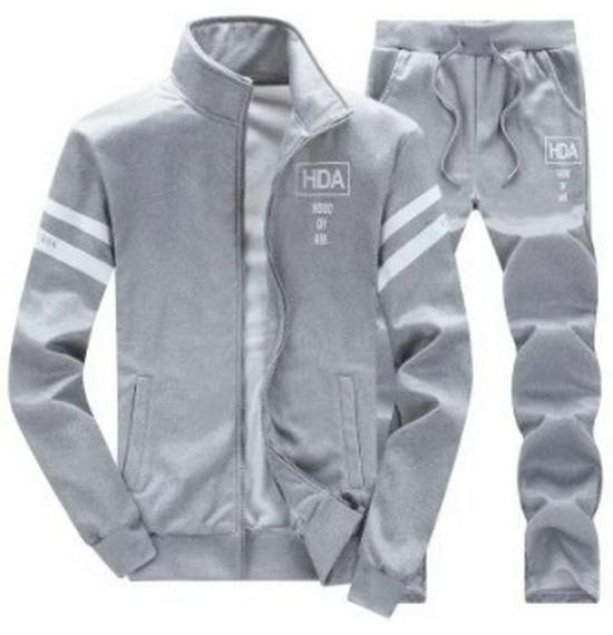 Chinese Style Warm Fleece Hoodie & Sweatshirt Set - Thickened Casual Sportswear