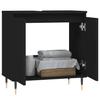 VidaXL Bathroom Cabinet Black 58x33x60 Cm Engineered Wood 831573