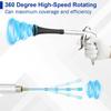 Air Blow Car Wash Gun Efficient Dry Cleaning Gun High Pressure Tornado Dust Blowing Gun Professional Car Interior Cleaning Tools