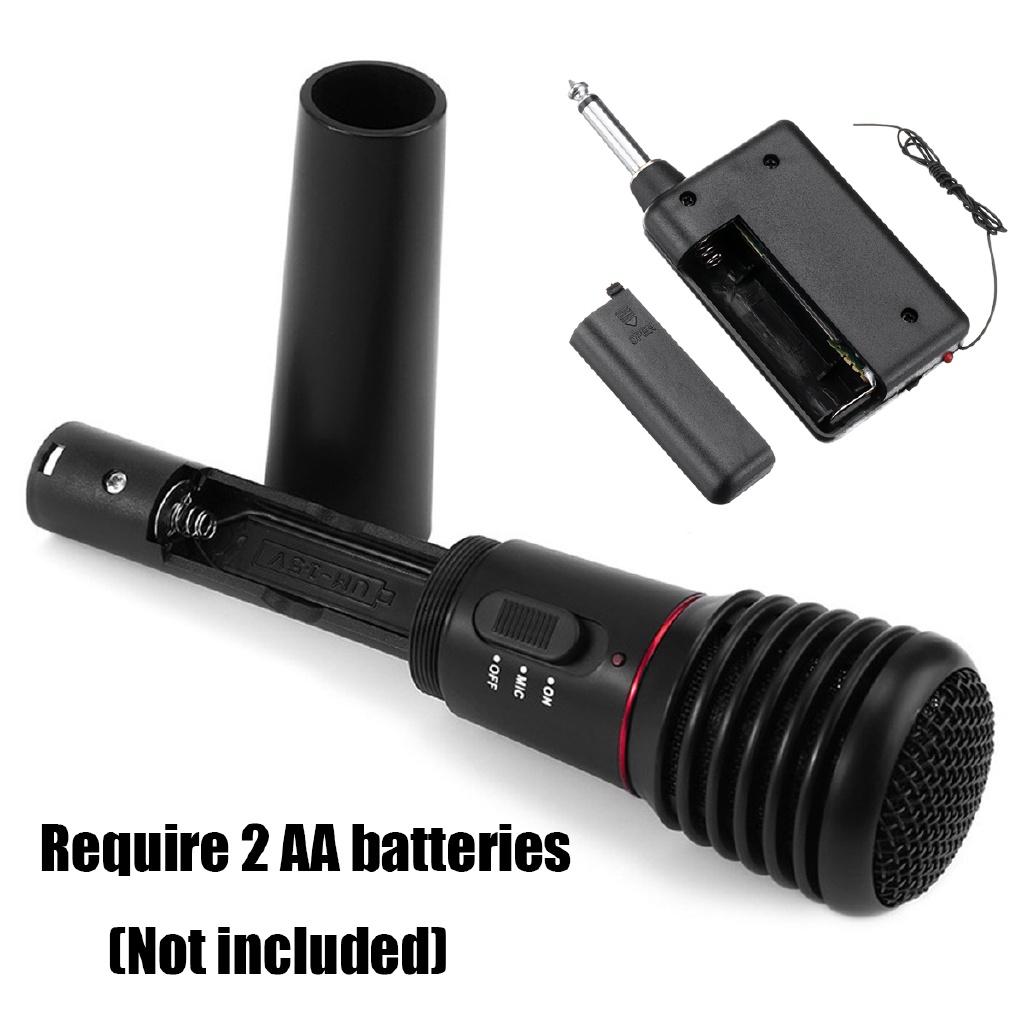 2in1 Professional Wired Wireless Handheld Microphone Mic Dynamic Cordless For KTV Karaoke Party Recording Speaking Stage