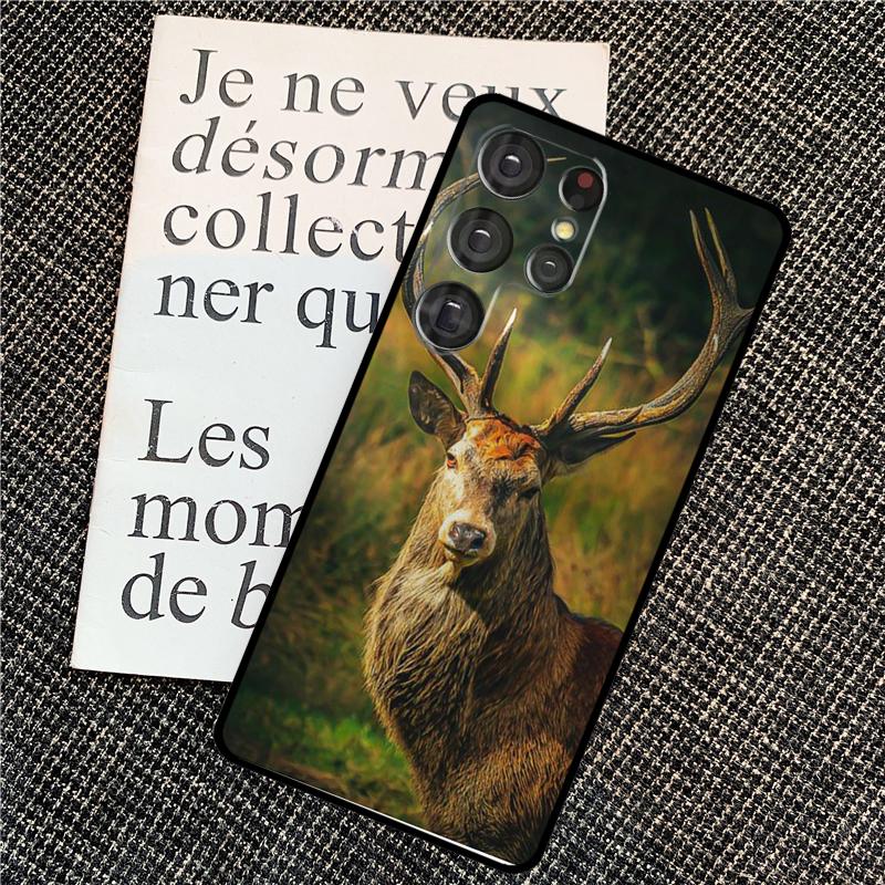 Animal Deer Case For Samsung Galaxy S24 S25 Ultra S20 S21 S22 S23 Ultra S9 S10 Plus S25 FE Back Cover