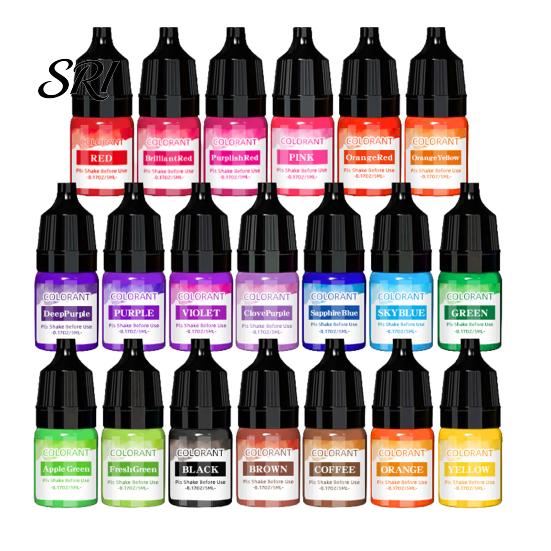 Liquid Wax Color Candle Dye Highly Concentrated 5ml for Natural Soy Beeswax Palm Gel Paraffin Soap Coloring DIY Making Drops