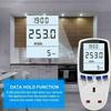 Uk Plug Digital Voltage Wattmeter Power Meter For Household Energy Consumption