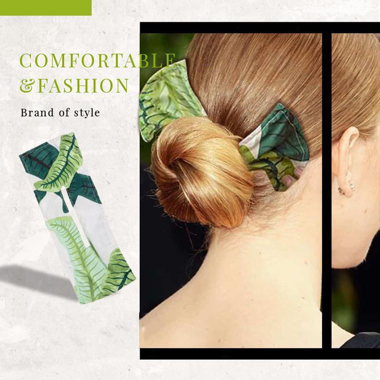 Deft-Bun модные ленты для волос женские летние завязанные проволочные повязки на голову — фото 5