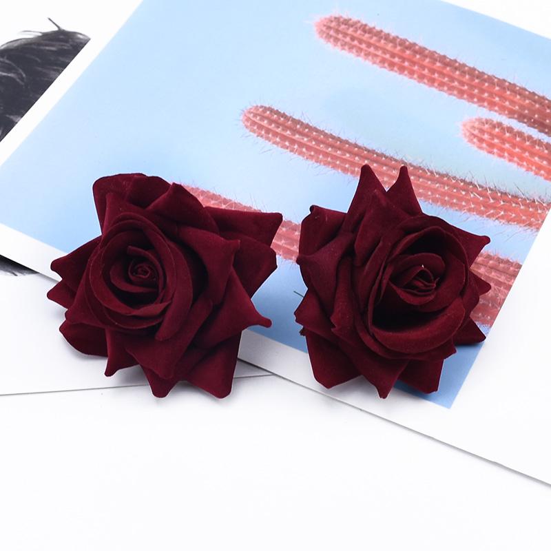 50/100 pieces Silk Roses Wedding Bride Wrist Flowers Material Festival Decorative Flowers Wreaths Home Decor Artificial Flowers
