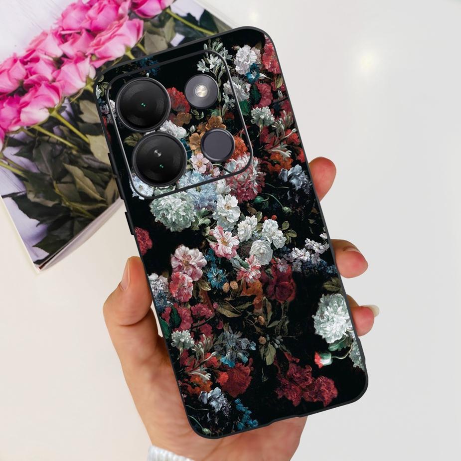 Für Infinix Smart 7 HD Hülle X6516 Luxuriös Beliebt Bemalte Abdeckung Weiche Silikon Handyhülle Für Infinix Smart 7 Plus Smart7 HD Schale