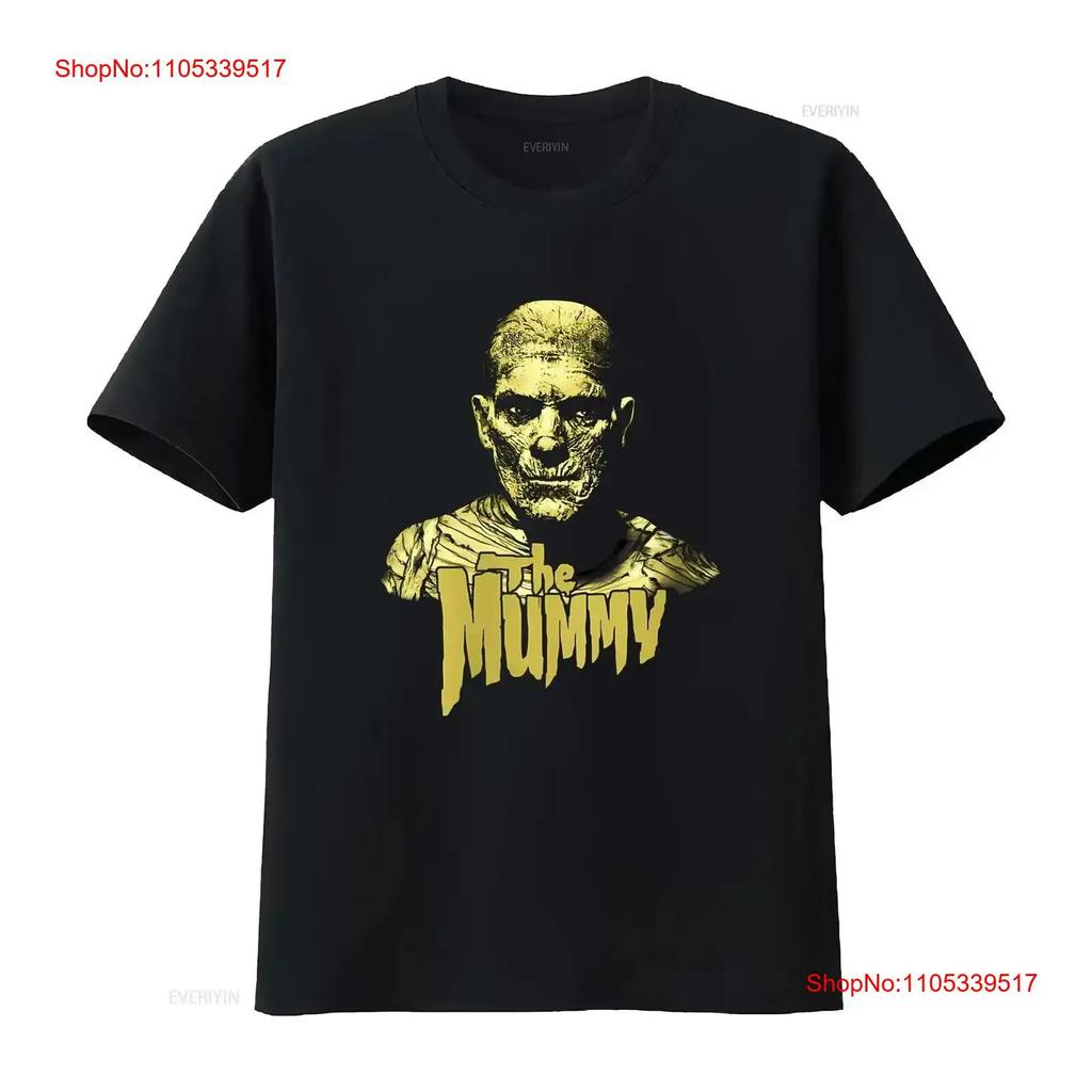 The Mummy T Shirt Black Boris Karloff Classic Monster Size Xxl Tshirt Vintage Comfortable Vintage Soft Streetwear