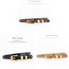 Classic Leather Belt For Men With Pin Buckle Fashion Dress Waist Accessory