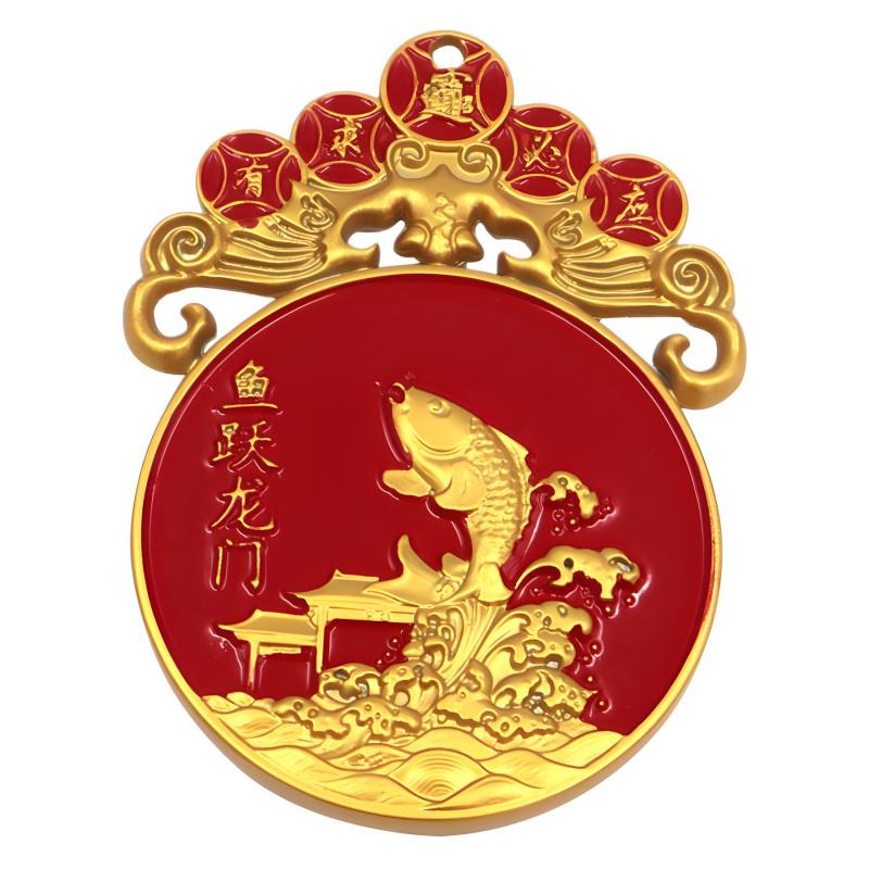 Anno Cane Bue Pecora Lega Drago Denaro Fortunato Ornamento Zodiacale