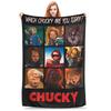 Pătură Super Moale Călătorie cu Avionul Studenți Chucky Halloween Pătură Decorativă Înfricoșătoare Flanelă Scaun Canapea Pat Nouă Husă Canapea Pat