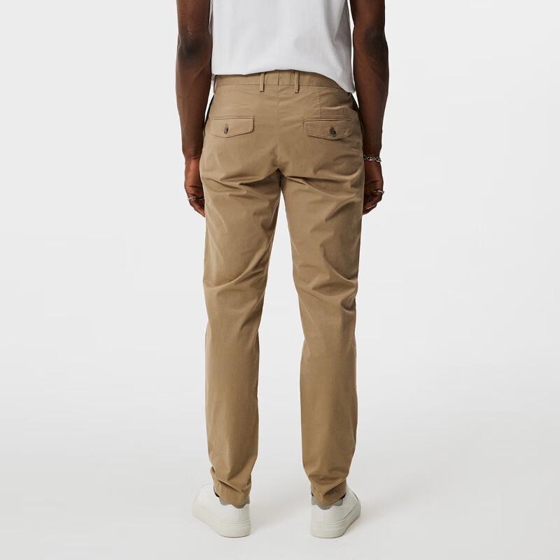 J.Lindeberg Men's Satin Cotton Slim-Fit Stretch Pants