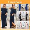 Elegant Summer Loose Pocket Dress Featuring Stylish Cutout Design And Soft Knit Fabric