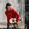 Li Ning CF Dragon Descendant Pattern Printed Pullover Hoodie Long Sleeve Knit Sports Sweatshirt Men hoodies AWDU811-2