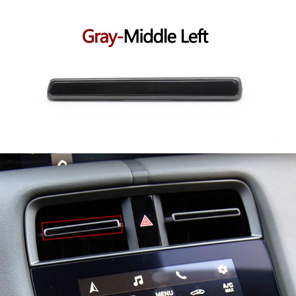 Car Central Left and Right Air Conditioner AC Vent Grille Trim Strip For Porsche Taycan 9J1 2024 2025