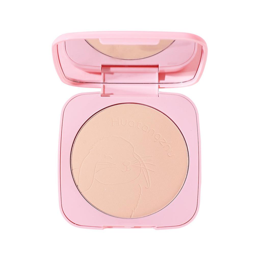 Hua Tang Touch-up Setting Powder: Dual Use, Long-Lasting, Silky Soft Focus for Makeup.