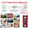 4000W 5000W 6000W DC 12V/24V To AC 110V/220V Converter Adapter 2 USB Car Power Inverter Modified Sine Wave Voltage Transformer