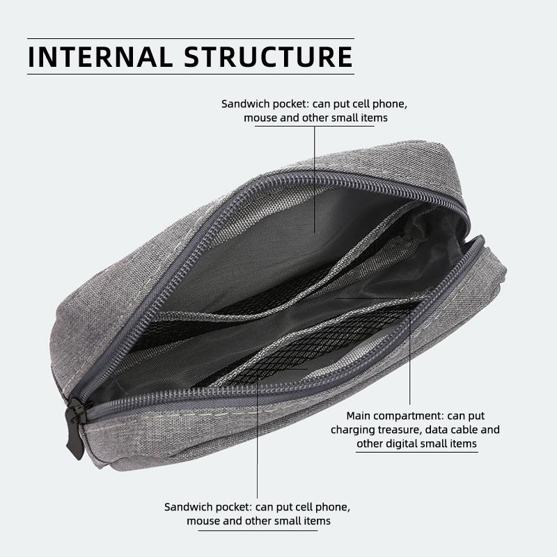 Car Digital Storage Bag USB Data Cable Organizer For Mazda 3 6 2 Axela CX5 CX3 CX30 CX9 Atenza Demio RX7 MX5 CX7 RX8