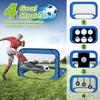 4-in-1 Portable Soccer Training Net with Goal Posts - Detachable Multi-purpose for Football Practice