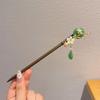 Elegant Wooden Hair Stick Chinese Style Hairpin Flower Hair Forks  for Cosplay Party