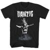 DANZIG Cd Lgo Glenn Goats Head MAN ON CROSS Official SHIRT LG New Lucifuge Gods