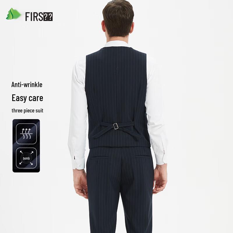 Men's Slim Fit 3-Piece Business Suit