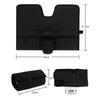 Canvas Material Cocktail Set Bag Portable Design Folding Roll Mixology Bag Strap Handle Multifunction Design Bar Kit Bag