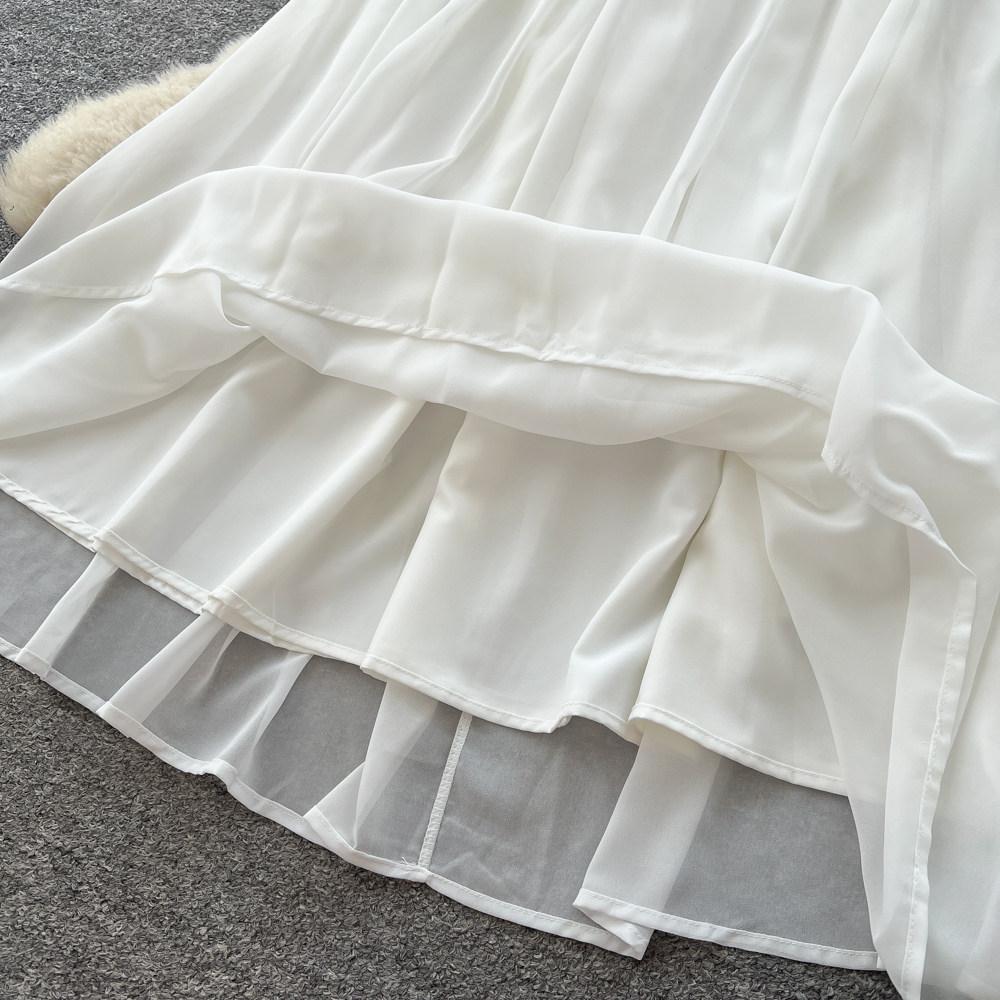 Rochie Maxi Lungă cu Bretele Subțiri pentru Plajă de Vară pentru Femei Sexy cu Decolteu în V și Spate Decoltat Rochie de Seară