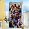 Messi Customized Name Beach Towel Super Soft Microfiber Quickdry Fabric Ideal for Travel Outdoor Swim Pool Yoga Surf Camping Hiking Gym Gift Holiday