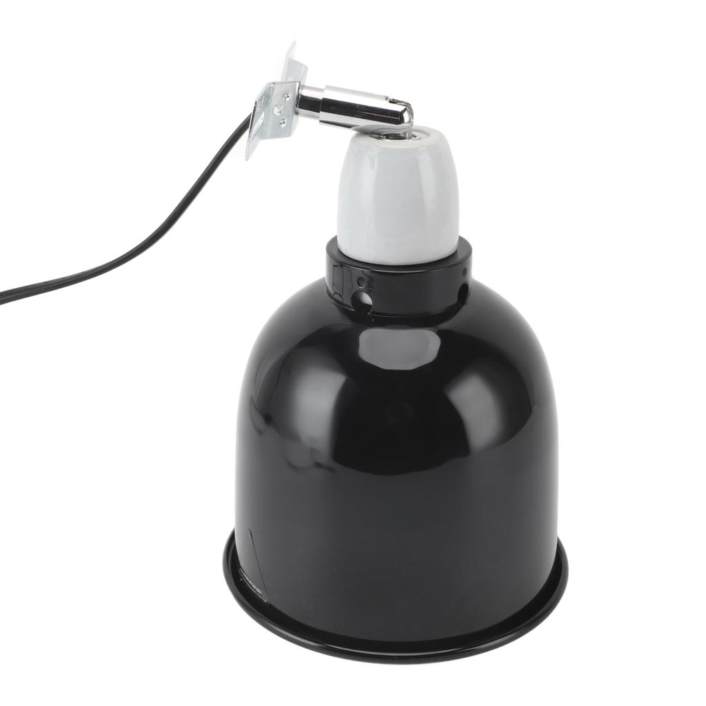 Reptile Light Fixture 360 Degree Rotating UVA UVB Lampshade Deep Dome Heating Lamp Cover for