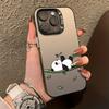 Panda Graphic Phone Case for Iphone 16 15 14 13 12 11 X XR Xs SE2 SE 8 7 Plus Pro Max Mini PC Back Cover