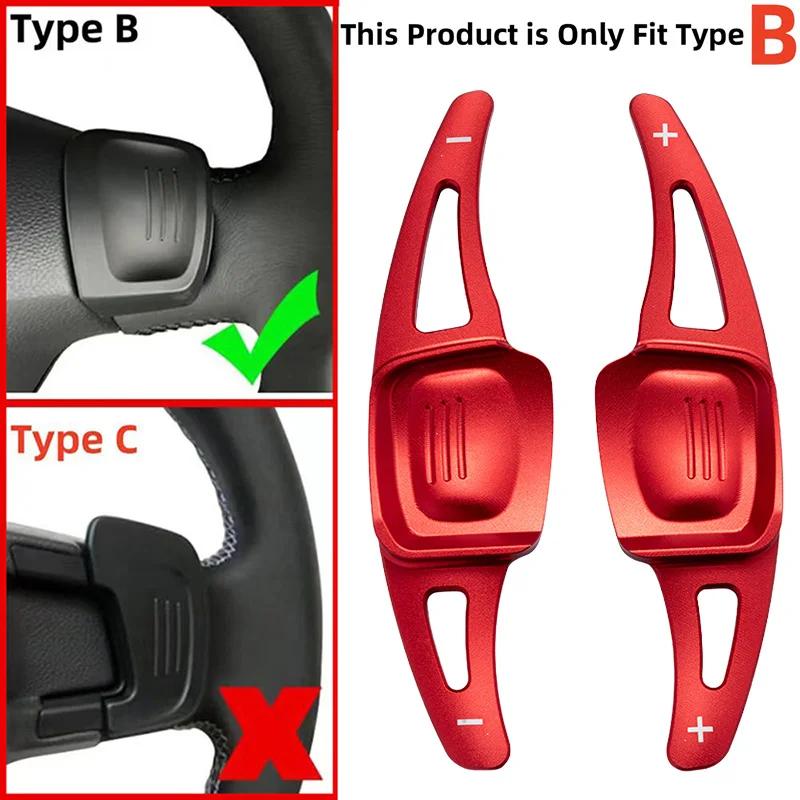 2Pcs Automotive Steering Wheel Shift Paddle Sturdy Aluminum Alloy For Vw Tiguan From  C-Trek Golf 8 Mk8 Assembly Parts