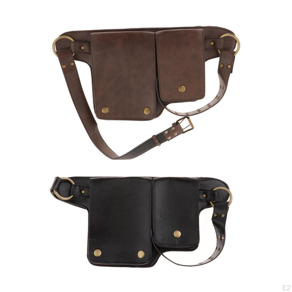 Medieval Waist Fannypack Purse Portable for Roleplaying Knight