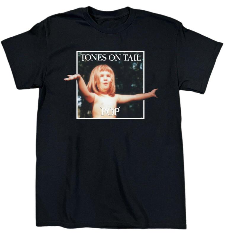 

New Tones on Tail Band POP Album Heavy Cotton Black All Size Unisex T-Shirt S