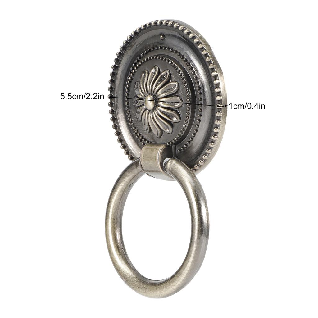 4Pcs Door     Antique Zinc Alloy Drawer Closet Cabinet Handles Hardware Fitting