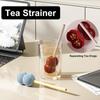 Tea Strainer 2 In 1 Silicone Drinking Straw Tea Steeper Mate Tea Filter Removable Portable Washable Reusable Coffee Tea Tool