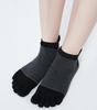 VICUDAUL Sports Socks for Set of 4 Men's Five-Toe Socks, Cotton, Running,