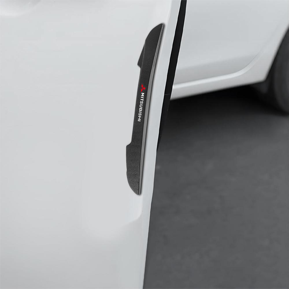 4Pcs Car Door Anti-collision Strip Decoration Edge Bumper Strip Protective Stickers for Mitsubishi Asx Lancer 10 Outlander 3