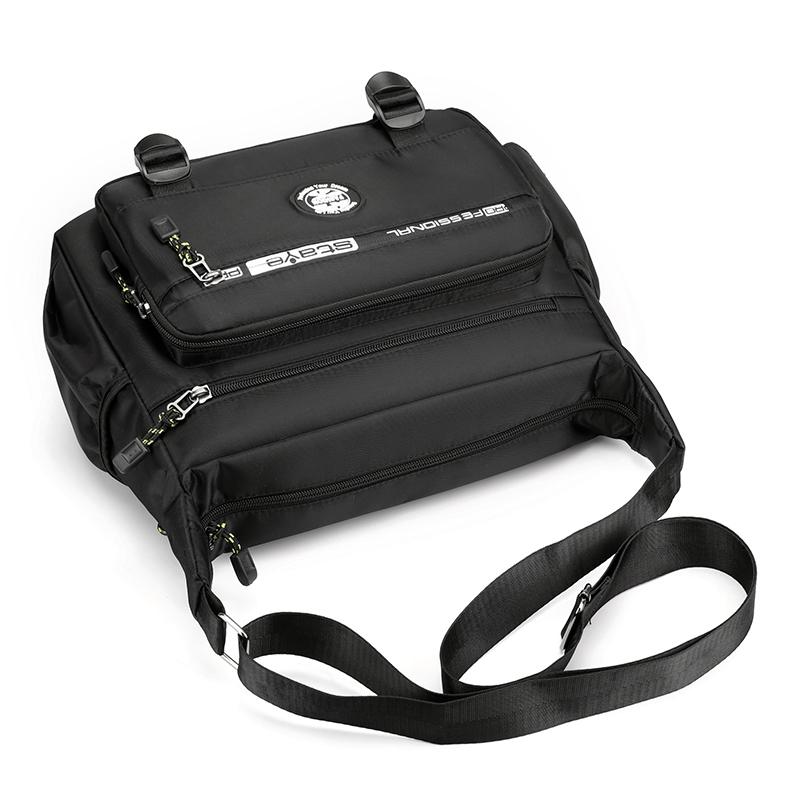 Men's Messenger Bag Crossbody Shoulder Bags Men Small Sling Pack for Work Business Waterproof Oxford Packs Satchel Purse