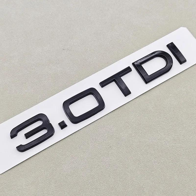 2026 Hot 3D ABS Car Logo 1.9 2.0 2.8 3.0 4.2 TDI 3.6 Sticker Trunk Emblem Rear Badge For Audi A3 A4 A5 A6 A7 A8 Q3 Q5 Q7 Q8 Accessroies