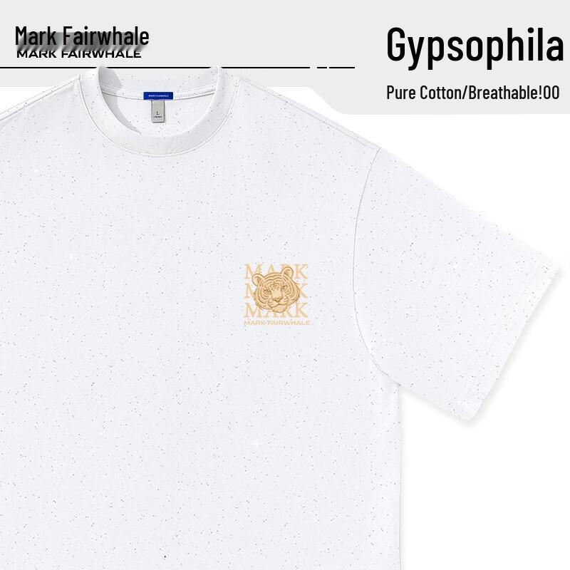 MARK FAIRWHALE Men s PMK Tiger Head Oversize Cotton T-Shirt 38